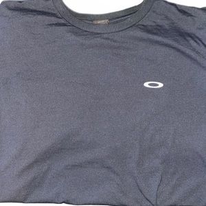 black Oakley shirt